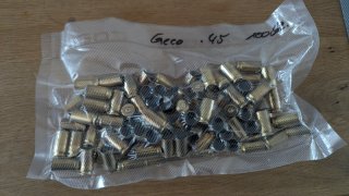 .45 ACP Hülsen Geco