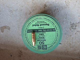 RWS-Geschosse cal. 5,6 4,8 Kegelspitz 4,8 Gramm