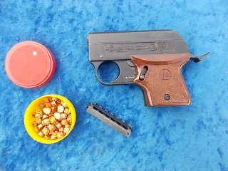 Achtung Sammler kleine Signalpistole Röhm RG 3 im Cal. 6 mm Flob Platz frühe PTB 33 no Teile 98