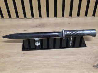 Original Wehrmacht Heer Bajonett M 84/98, K98 Seitengewehr, Herst. Dürkopp, WW2