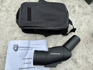 Spektiv / Monokular / Beobachtungsfernrohr Eurohunt 12-36 x 50 inkl. Tasche