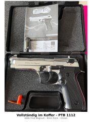 EKOL Firat Magnum Chrom 9mm P.A.K. PTB 1112 - Vollständig im Koffer - unbeschossen - wie neu