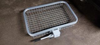 Set Heckträger-Korb + Schnellverschluss (Schnellkupplung)