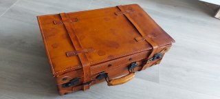Cowboy Reisetasche(leder) in "Wild West"Western-style"