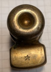 Mündungsschoner für Militärgewehr, Messing