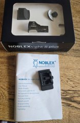 neuwertiges Noblex sight II plus, Red Dot, 3,5 MOA
