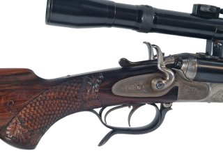Hahn Drilling Wilhelm Eckert Celle Kal. 22 lr 16/70 mit Hensoldt Ziel – Dialyt 5x bei taunus-waffen.