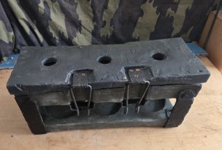 Deutsche Holzkiste für die S-Mine 35(Bombe Bodenfund Granate)
