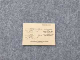 Original Operator's Manual Rifle M16