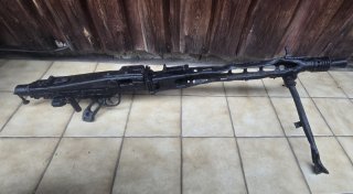 MG42 Bodenfund restauriert, WW2, WK2, Wehrmacht, 7,92,