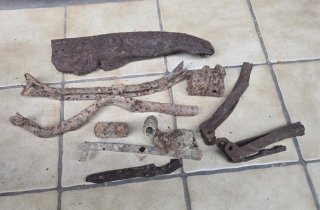 MG42 ersatzteile Bodenfund, no K98, WW2, WK2