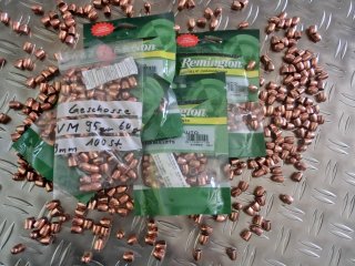 Geschosse 9mm Vollmantelfür 9mm Para / Luger, 9x21, 9x23, .38 Super Comp, .38 Super Auto 9mm kurz