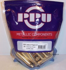 50St. PPU Prvi Partizan Hülsen f. Kal. .338 Lapua Magnum - Boxerzündung - #C421 - Neuware