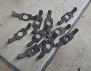 10 Stück Flügelmuttern für Eierhandganate M39 Stielhandgranate M43 usw. WW2, WK2