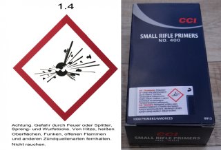 Zünder von CCI 400 Small Rifle