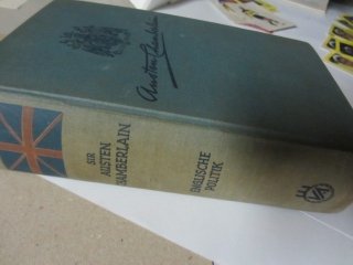 Buch 1938 Sir Austen Chamberlain Englische Politik