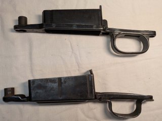 2x Blechpräge-Magazinkästen 98K aus der letzten Fertigungszeit