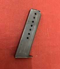 P38 Magazin – Wehrmacht – Zweiter Weltkrieg – WaA359 gestempelt – nummerierter Magazinboden – frühe