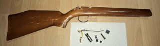 Voere 9mm Flobert - Schaft + Klein-/Ersatzteile-
