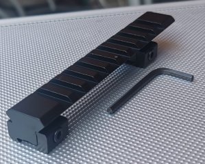 11mm Picatinny zu Weaver BH 15mm