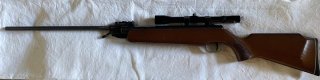 Anschütz Knicklauf Luftgewehr Mod. 335 mit Zielfernrohr Waldläufer