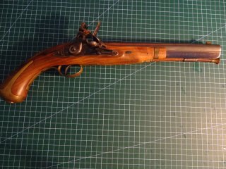 Pedersoli Harpers-Ferry-Steinschloss Vorderlader Pistole im Cal. 58.