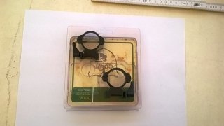Aus Stahl! Weaver / Picatinny Ringmontage 30 mm BH: 12 mm