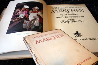 WILHELM HAUFFS MÄRCHEN - Mit Bildern und Zeichnungen von Rolf Winkler Buch aus 1949