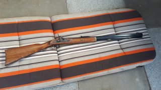 Ardesa Spain Cal.36 Black Powder Only Gewehr mit Stecher