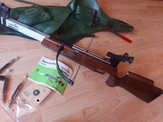 Gelegenheit Matcharmbrust Lothar Walther Match ,orginal Papiere und 3 Pfeile !