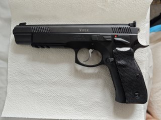 OSCHATZ CZ75 VIPER; 6"LF; LANGER SCHLITTEN