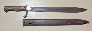 S98/05 n.A. Ernst Busch Solingen W18 1918 mit Scheide - nummerngleich? 5160 - 1.WK