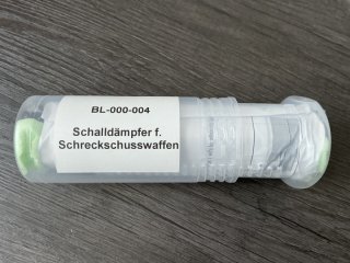 Schalldämpfer für Schreckschusswaffen
