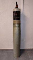 105 mm TK L7 APDS – Stahlhülse