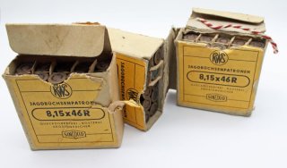 8,15x46R in der Original Packung dreißig Sammlerpatronen