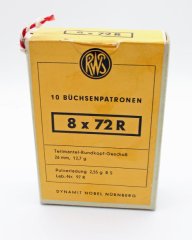 8x72R in der Original Packung RWS Sammlerpatronen