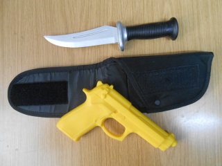 Holster/Messer/Pistole