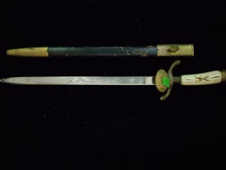 Deutscher Schützen-Verband Hirschfänger,Gauführer in Gold, Höller Solingen