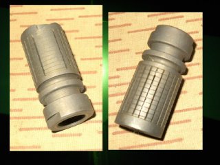 === Stahl-Mündungsfeuerdämpfer MFD mit M14x1 Linksgewinde (wie z.B. AKM AK47 Kalaschnikow) ===
