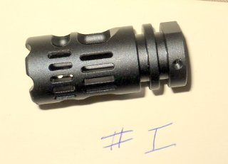 === Alu-Mündungsfeuerdämpfer #1 MFD mit M14x1 Linksgewinde (wie z.B. AKM AK47 Kalaschnikow) ===