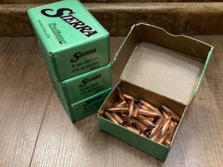 Ca. 350 Geschosse 3,5pck SIERRA 8mm .323 DIA 175gr. Spitzer