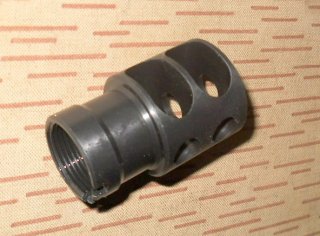 === bulliger Stahl Mündungsfeuerdämfer mit M24-Gewinde zu Kalaschnikow AK74 u. AK74-SU RPK-74 ===