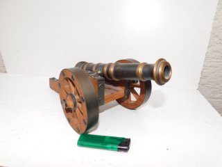 Schone Kanone Vollmessing schön groß 1