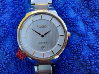 PREMIUM Herrenuhr RIVADO, neu in Ovp., d 40 mm, Saphire Glas