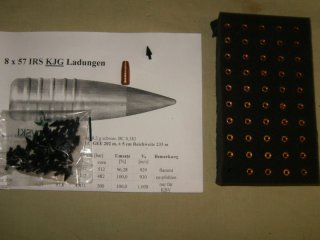 Geaschosse Müller Kupferjagd 8mm