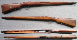 Holz Schaft Holzschaft mit Beschlägen VZ24 Gewehr 24t Wehrmacht Tschechien