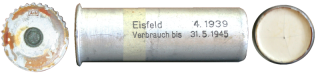Wehrmacht Signalpatrone weiß Kal. 4 1939 EISFELD