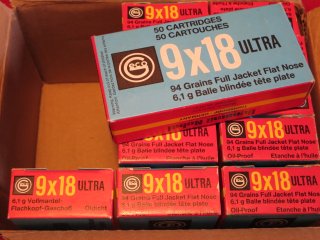 Munition 9x18 Ultra 9mm Police Patonen Geco