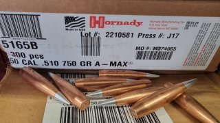 .50-510/750grs A-Max Geschosse Hornady 20 Stk. No.5165#