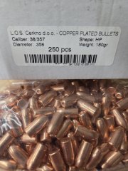 .38-357/180grs. LOS verkupferte HP 1000 Stk.